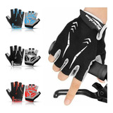 1par Guantes De Bicicleta Montaña Ciclismo Guante Medio Dedo