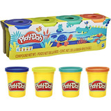 Play Doh 4 Botes Colores Parque De Diversiones 448 G Hasbro