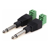 Conector Jack De 6.35mm Nanyi - 2 Unidades.