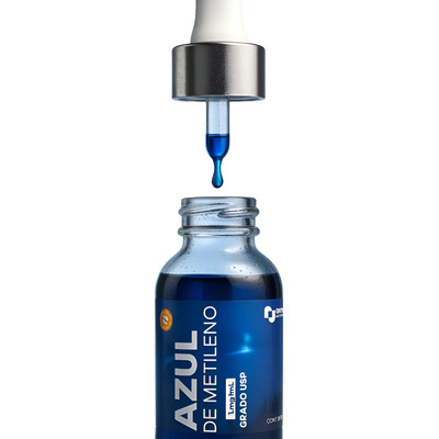 Azul De Metileno 1% 20ml Soporte Mitocondrial Y Redox Grado Usp Gotero Apoyo Antioxidante Potencial Neuroprotector Apoyo Antimicrobiano | Meses sin interés