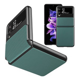 Funda Para Samsung Galaxy Z Flip 3 5g Verde Y Negra