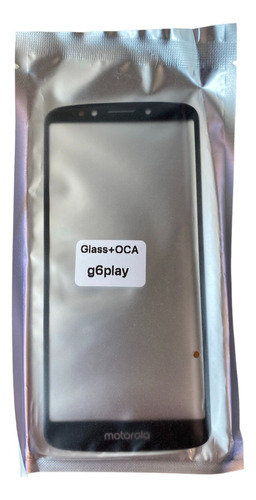 Vidrio Visor Compatible Con Motorola G6 Play Con Oca