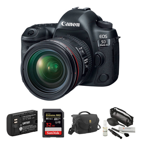 Canon Eos 5d Mark Iv Dslr Camara Con 24-70mm F/4l Lens And A