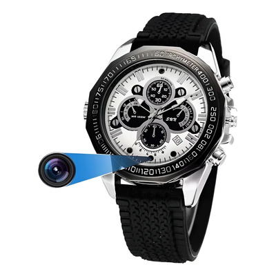 Camara Espia Mini Oculta En Reloj Elegante Pulsera 1080 Hd Color Negro | Meses sin interés