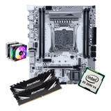 Kit Gamer Placa Mãe X99 White Intel Xeon E5 2690 V4 64gb Coo