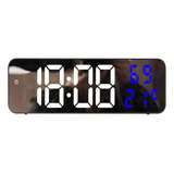 Reloj De Pared Decorativo Led Digital 3d Con Batería Recarga