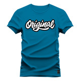 Camiseta T-shirt Algodão Premium Estampada Original Script