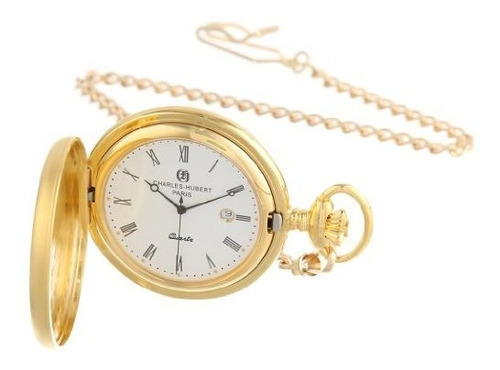 Reloj De Bolsillo Cuartz Dorado Charles-hubert, París