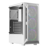 Gabinete Gamer Ninja Perseus, Mid Tower, Rgb, Atx, White