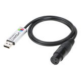 Cable Dmx Dimmer Para Pc Controlador De Computadora Lixada S