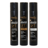 Naelly St Premium P1 + P2 C/shampoo + Mascara Pós Quimica