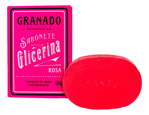 Granado Glicerina Rosa - Sabonete Em Barra 90g