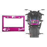 Porta Placa Moto Barbie Italika Vento Honda Yamaha