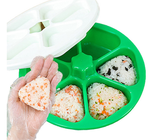 Molde De Sushi De 6 Furos Onigiri Press Ball Rice Ball K