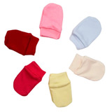 Luvas Para Bebe R N Infantil Kit Com 6 Pares De Luvinhas Rn