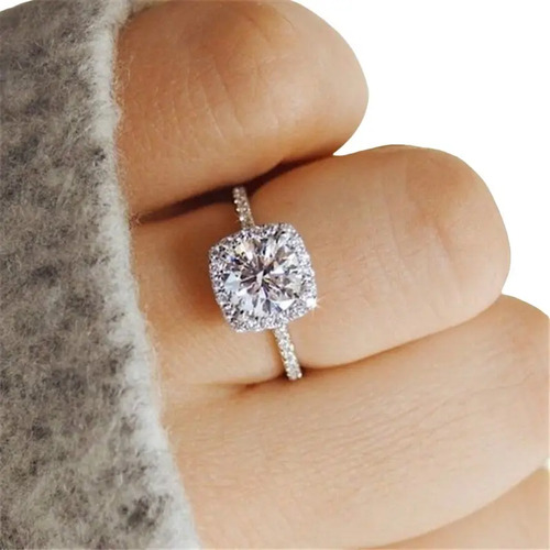 Anillo De Promesa, Anillo De Compromiso Con Diamante