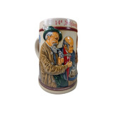 Antigo Grande Caneco De Chopp Em Porcelana - R 11728