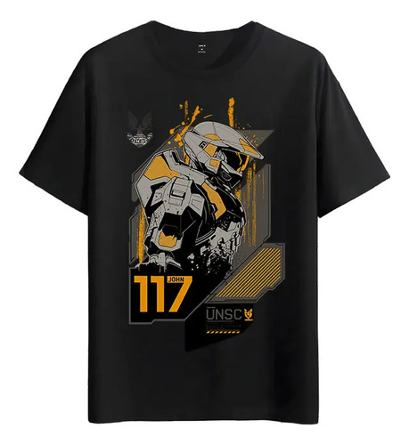 Tshirt Muscle Freaks Halo Spartan Estilo Scifi John117