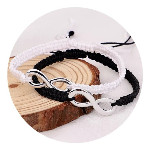 Pulseras Manillas Infinito Regalo Parejas Novios Yin Yang