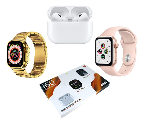 Kit 10 En 1 Apple Watch Ultra 2 Android/iPhone Premium Oem