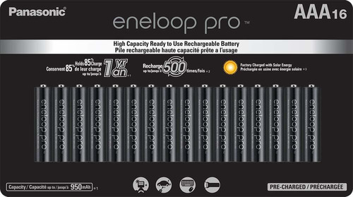 16 Baterias Eneloop Pro Aaa 950mah Bk-4hcca16fa Origen Japon