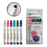 Marcadores Comestibles Food Colors X6 Unidades - Drip Color
