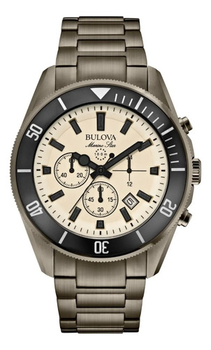 Reloj Bulova Hombre 98b205 Reloj Gris Análogo 