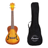 U-23-vio-q-sb Ukelele Bamboo Concierto Tipo Violin Eq