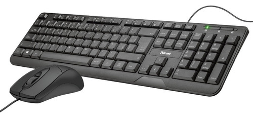 Combo Teclado + Mouse Trust Ziva Con Cable 