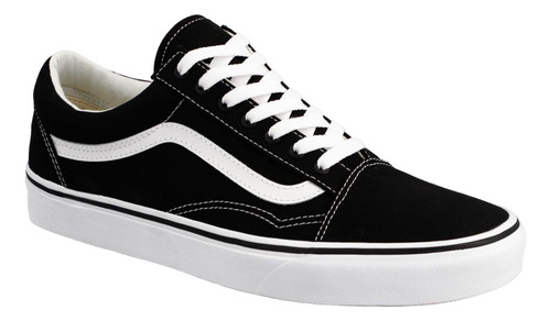 Zapato Tenis Pr254685 Textil Rayas Cinta Vans Molde Regular