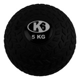 Balon Con Peso 5kg 11lb Pelota Medicinal Gymball Ejercicio Color Negro