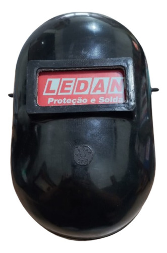 Máscara De Solda Com Visor Fixo 730 Ledan Com Catraca