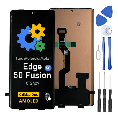 Pantalla Display Para Moto Edge 50 Fusion Xt2429 Oled Orig.