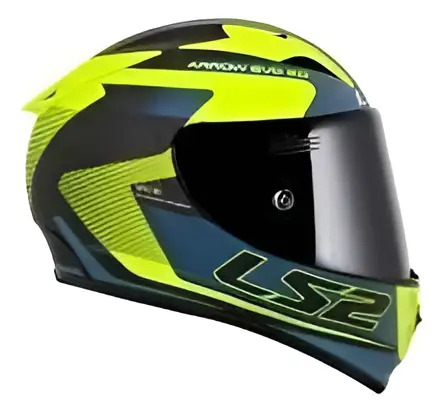 Casco Ls2 323 Arrow Compete Amarillo Azul Agrobikes | Envío gratis