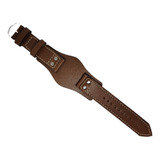 Correa Para Reloj Fossil Ch2565 Hecha A Mano Chocolate. 