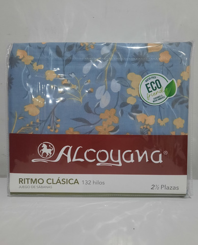 Juego De Sabanas Alcoyana Ritmo Clasica 2 1/2 132 Hilos