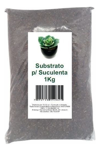 Substrato Para Suculentas E Cactos 1kg Humus/perlita/silica