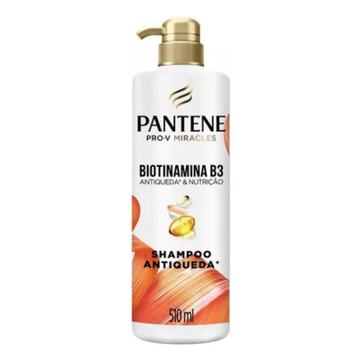 Shampoo Pantene Antiqueda & Nutrição Biotinamina B3 510ml | MercadoLivre