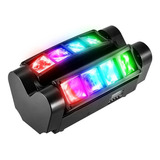 Cabezal Spider Led Rgbw Doble Barra De Led Movil Beam