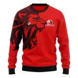 Buzo Cuello Redondo Kapho Rugby Lions Home Rojo Niños