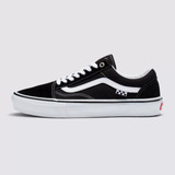 Tênis Vans Skate Old Skool Black White Palmilha Pop Cusch 