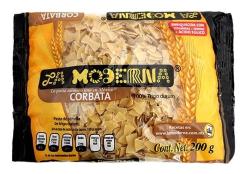 La Moderna Pasta Para Sopa Corbata 200 Gr