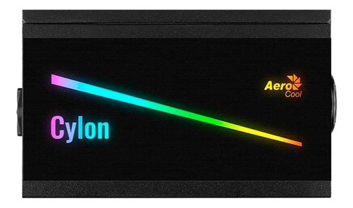 Fuente Aerocool Cylon 500w Rgb 80 Plus Bronce