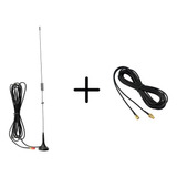 1 Antena Auto Radios Baofeng + 1 Extensión De 5 Mts