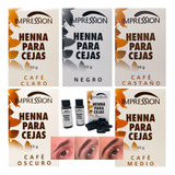 Kit Henna Cejas Hd Tipo Microblading Semipermanente Colores