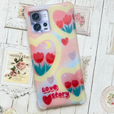 Funda Diseño Love Story Corazon Para Motorola Moto G72