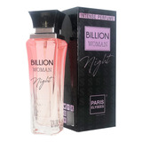 Perfume Billion Woman Night Feminino 100ml Lacrado Original