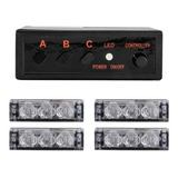 Juego 4 Modulos Baliza Led 12 Watts 12 Volts Roja Nl-352-4 