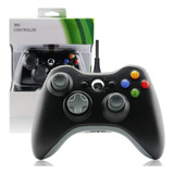 Controle Usb Com Fio Para Xbox 360 Computador Notebook Preto