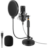 Micrófono De Condensador Usb Neewer Nw-8000 + Kit Podcast